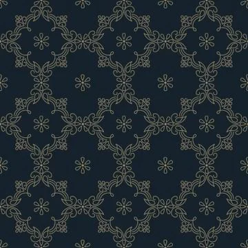 Zentangle styled geometric ornament pattern element. Orient traditional ornam Illustrazione stock