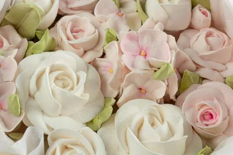 Zephyr bouquet of flowers close-up Stock Photos