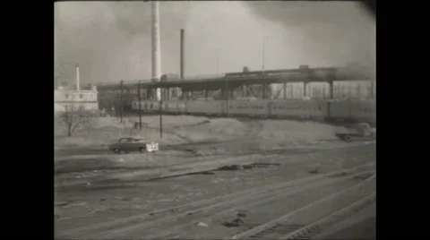 Zephyr train leaves chicago Stock Footage 47663677