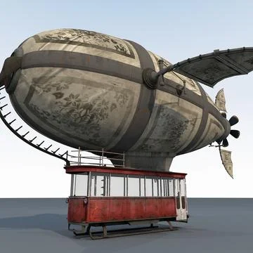 Zeppelin 3D Model
