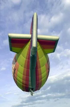 Zeppelin or also called blimp Stock Photos