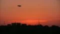 Zeppelin Sunset 02 Loop HD Footage