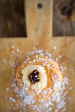 Zeppole pastry Stock Photos
