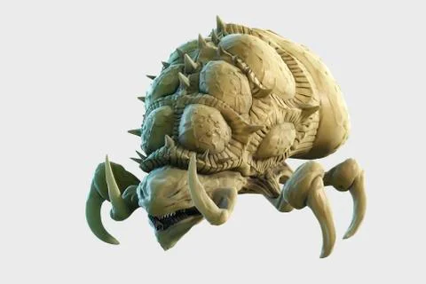 Zerg baneling front Stock Illustration