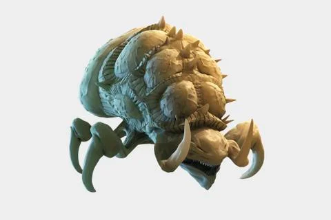 Zerg baneling front Stock Illustration