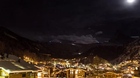 Zermatt at night 動画素材 45812899
