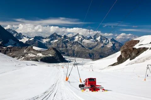 Zermatt ski resort Stock Photos