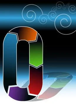 Zero chart Stock Illustration