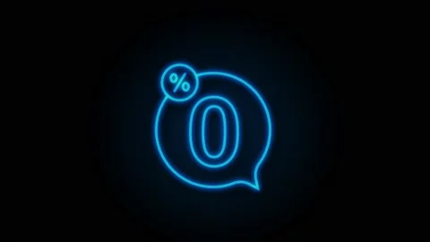 Zero commission. Design element. Red limited offer. Special offer badge. Motion Stock Footage 158802072
