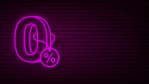 Zero commission. Design element. Red limited offer. Special offer badge. Stock Footage 158828294