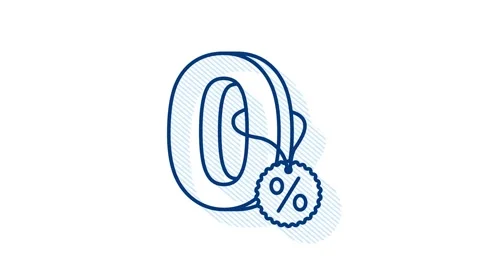 Zero commission. Design element. Red limited offer. Special offer badge. Stock Footage 158836428