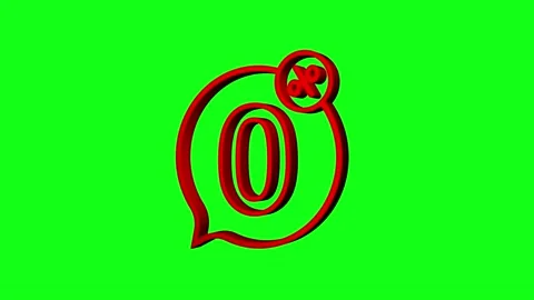 Zero commission. Design element. Red limited offer. Special offer badge. Motion Stock Footage 158844009
