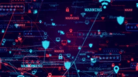 Zero-Day Exploit Guard, Preemptive Hacking Defense and Malware Vulnerability  Stock Footage 267934126