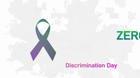 Zero Discrimination Day animated celebration motion background. Stock Footage 301768361