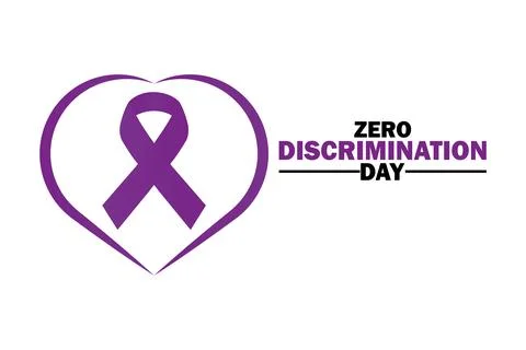 Zero Discrimination Day Vector Illustration Illustrazione stock