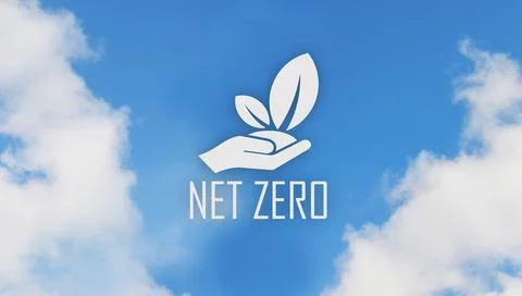 Zero emission sign Stock Photos