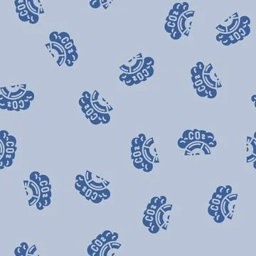 Zero emission technology glyph vector seamless pattern Stock Illustration