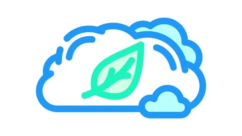 Zero emission use animation Stock Footage 327255910