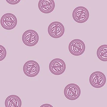 Zero emission use line seamless pattern Stock Illustration