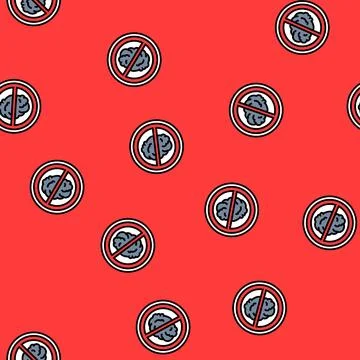 Zero emission use vector seamless pattern Stock Illustration