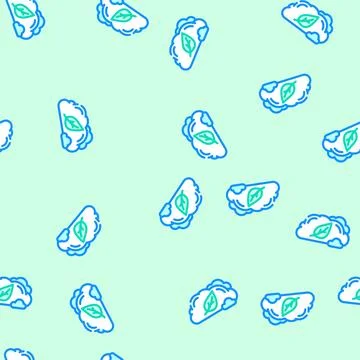 Zero emission use vector seamless pattern Stock Illustration