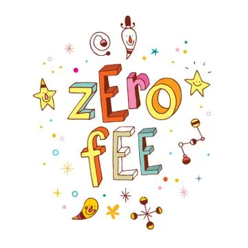 Zero fee Stock Illustration