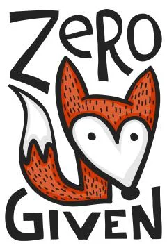 Zero fox given Stock Illustration