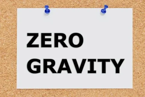 Zero Gravity concept Stock Illustration