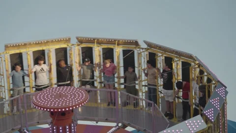 The Zero Gravity Round Up Ride at State Fair of Texas Dallas Stock Footage 219109291