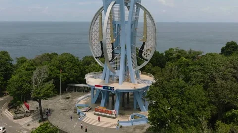 Zero Kilometers Landmark of Indonesia. Stock Footage 240285844