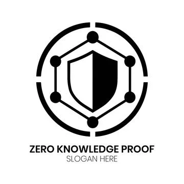 Zero Knowledge Proof Design Stock Illustration