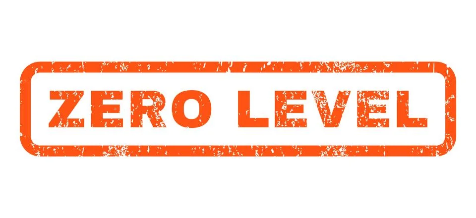 Zero Level Rubber Stamp Stock-Illustration