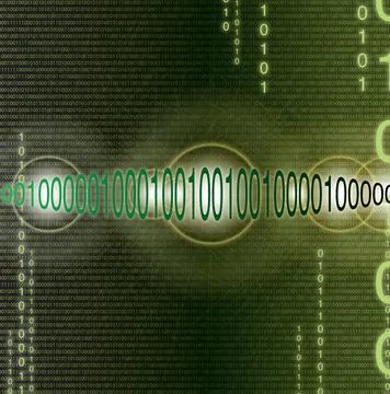 Zero matrix A representation of the internet and information passing throu... 스톡 사진