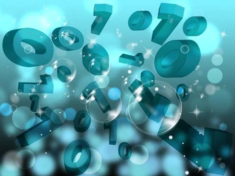 Zero one background shows network binary and coding . 스톡 일러스트