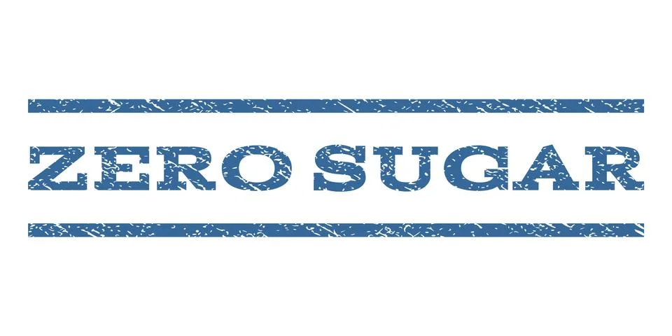 Zero Sugar Watermark Stamp 스톡 일러스트