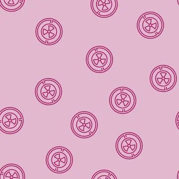 Zero toxins product label caution line seamless pattern Illustrazione stock