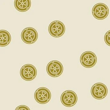 Zero toxins product label caution glyph seamless pattern 스톡 일러스트