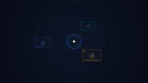 Zero Trust Security Principles Framework Model 스톡 동영상 345105128