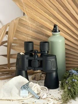 Zero Waste Camping Kit Stock Photos