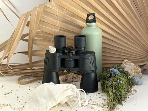 Zero Waste Camping Kit 스톡 사진