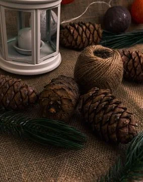 Zero waste Christmas concept Foto stock