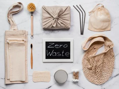 Zero waste concept, copy space 스톡 사진