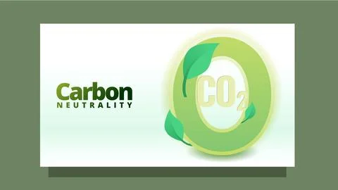 Zero waste concept. empty trash bin and leves and zero text vector illustration Stock Illustration