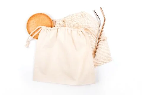 Zero waste concept inspired flatlay with cutlery Stock Photos