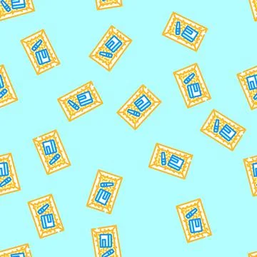 Zero waste cosmetic packaging vector seamless pattern Stock Illustration