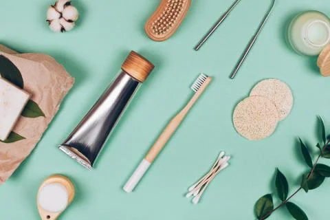 Zero waste cosmetics Foto stock