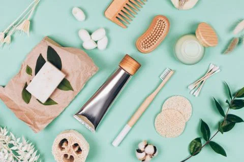Zero waste cosmetics Stock Photos