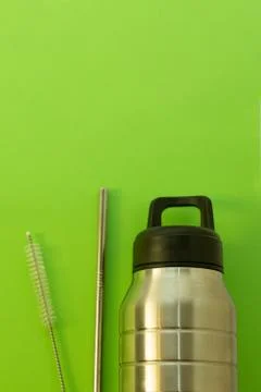 Zero waste drinking set Foto stock