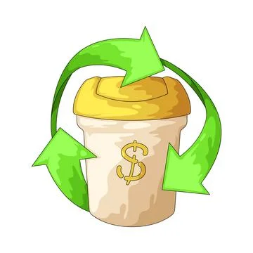 Zero waste illustration Stock Illustration