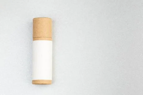 Zero Waste Lipstick in paper packaging for make up Stock-Fotos